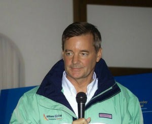 Tom Ehman, along with Melinda Erkelens, delivered the Letter and Challenge from Golden Gate YC  to Societe Nautique de Geneve © BMW Oracle Racing Photo Gilles Martin-Raget http://www.bmworacleracing.com