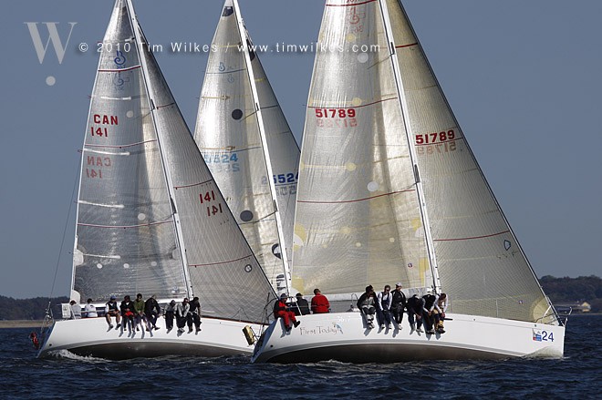 First Today leading Zingara and Grizzly - Beneteau 36.7 North Americans © Tim Wilkes