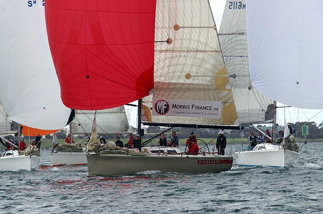 Cinquante had a better day out, with a bullet and tow second places. - Morris Finance Sydney 38 Regatta © Teri Dodds http://www.teridodds.com