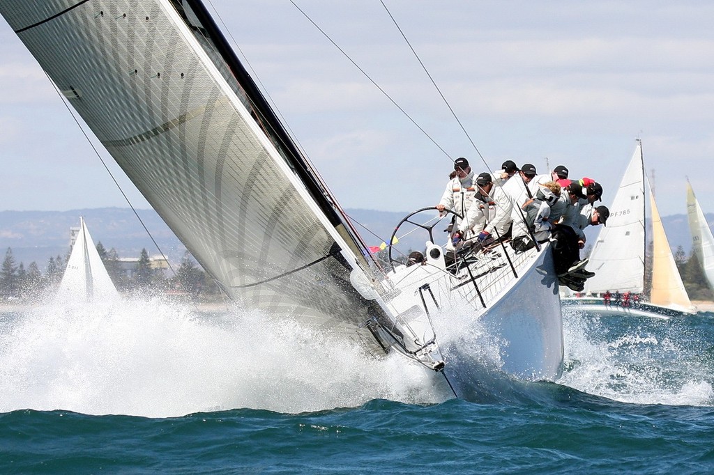 Secret Mens Business 3.5 winning with Doyle Sails at Geelong Audi Regatta photo copyright Paparazzi Waddilove taken at  and featuring the  class