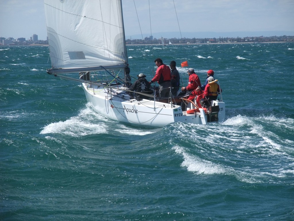 Apache sail well, have a laugh afterwards and really put in out on the track. - Club Marine Series photo copyright  John Curnow taken at  and featuring the  class