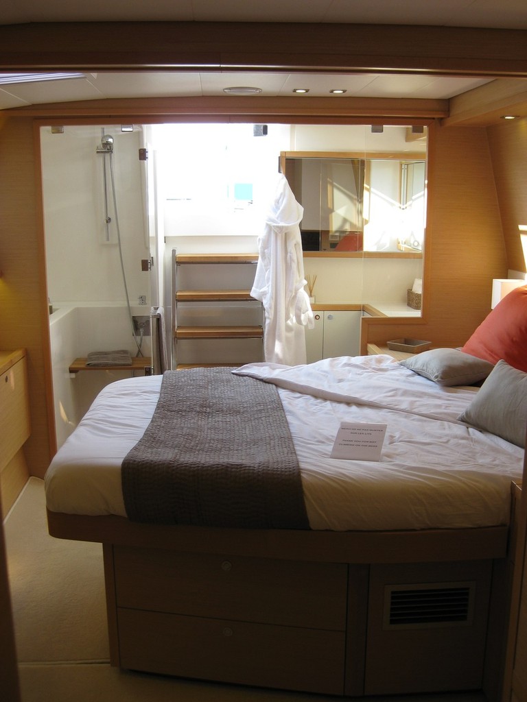 Owners Cabin - New Lagoon 560 photo copyright Lagoon Catamaran taken at  and featuring the  class