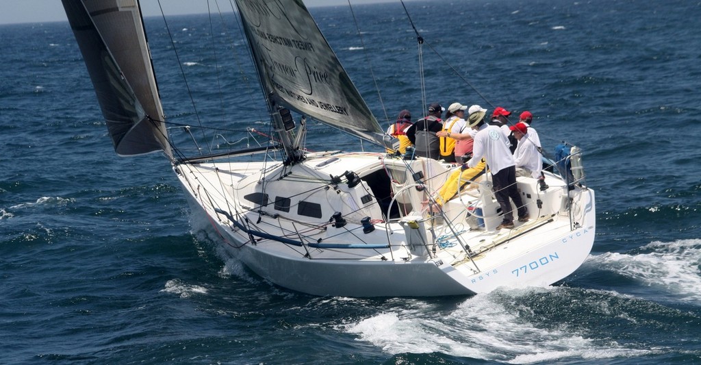  'About Time' IRC handicap winner for the 30th Anniversary Pittwater to Coffs Yacht Race  - 30th Pittwater to Coffs Race photo copyright Damian Devine taken at  and featuring the  class