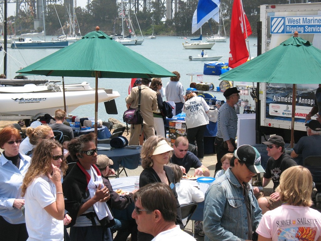 Thousands gathered on Treasure Island in San Francisco for Summer Sailstice 2009 - Summer Sailstice © John Arndt