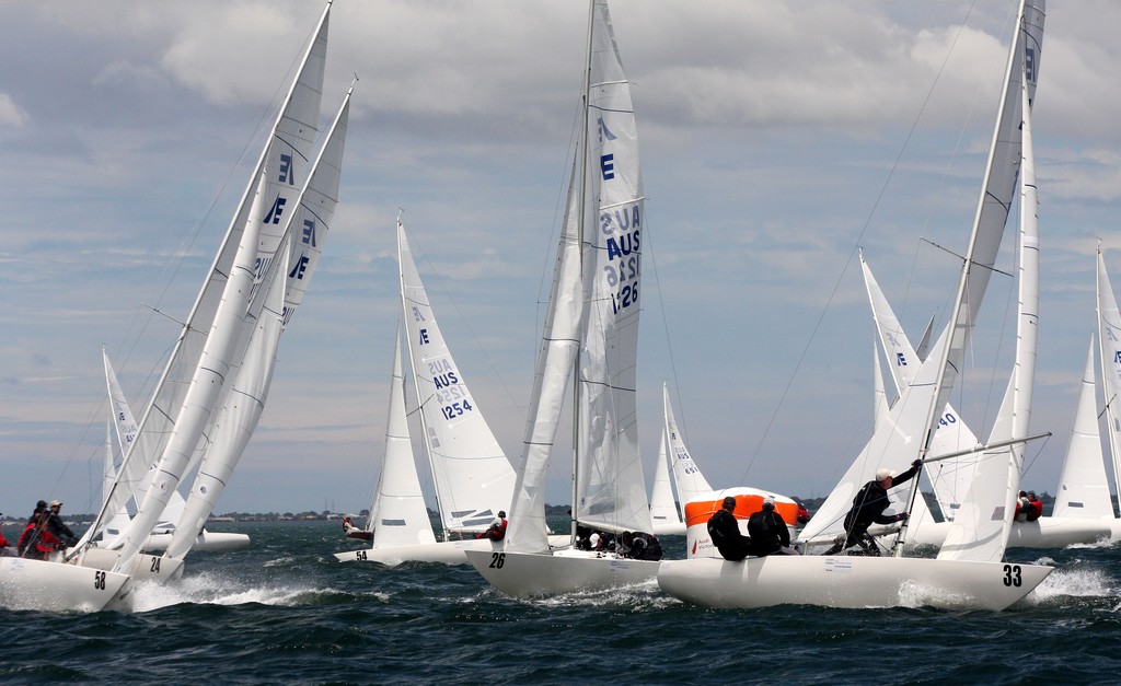 Around the mark - Day 2 Rex Gorell  Prestige Etchells Australian Championship photo copyright Etchells Media http://www.etchells.org.au/nationals/ taken at  and featuring the  class