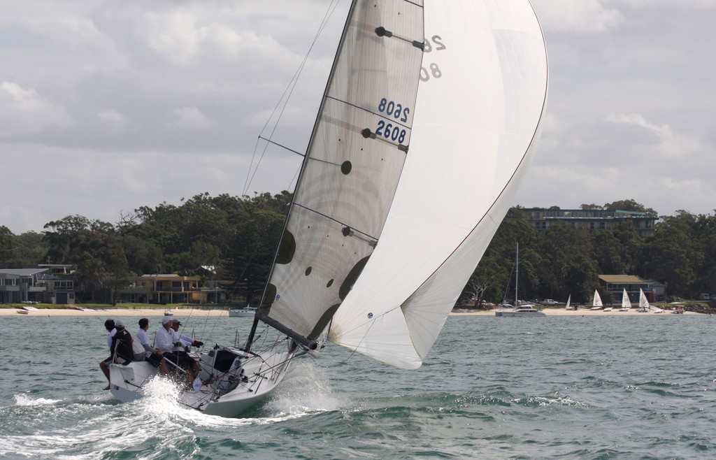 GP26 Rapid Transit (Bob Dempsey) second in Performance Racing Sail Port Stephens 2011. photo copyright Sail Port Stephens Event Media taken at  and featuring the  class