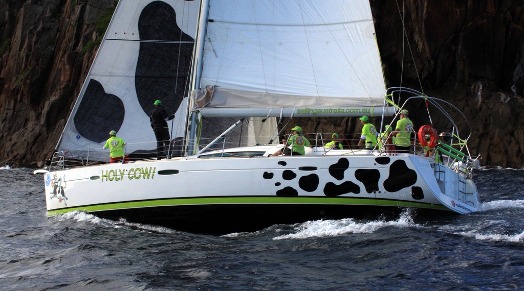 Holy Cow on day 2 of the Commodore's Cup at Sail Port Stephens 2011  
 photo copyright Sail Port Stephens Event Media taken at  and featuring the  class