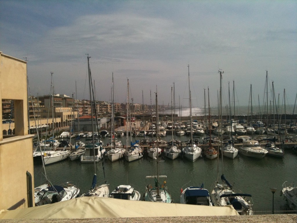 View of Fiuminico marina, near to a new marina at the Italian venue under consideration for the 34th America’s Cup photo copyright SW taken at  and featuring the  class
