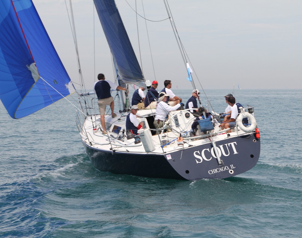 Scout racing in the 103rd Chicago Yacht Club Race to Mackinac presented by Veuve Clicquot photo copyright Event Media taken at  and featuring the  class