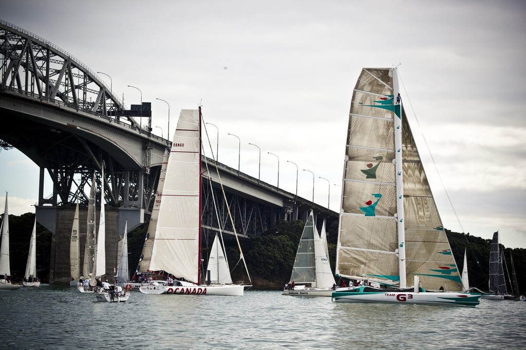 Start of the 2010 Auckland Tauranga Race photo copyright Dan Slater taken at  and featuring the  class