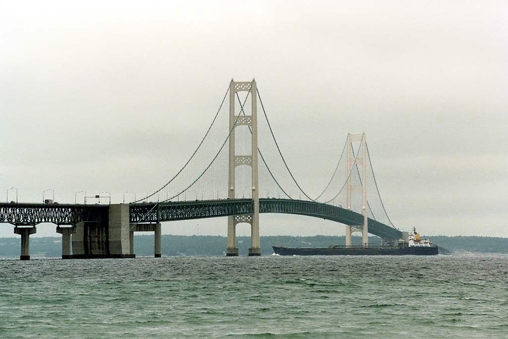 Sailing under the mighty Mackinac photo copyright SW taken at  and featuring the  class