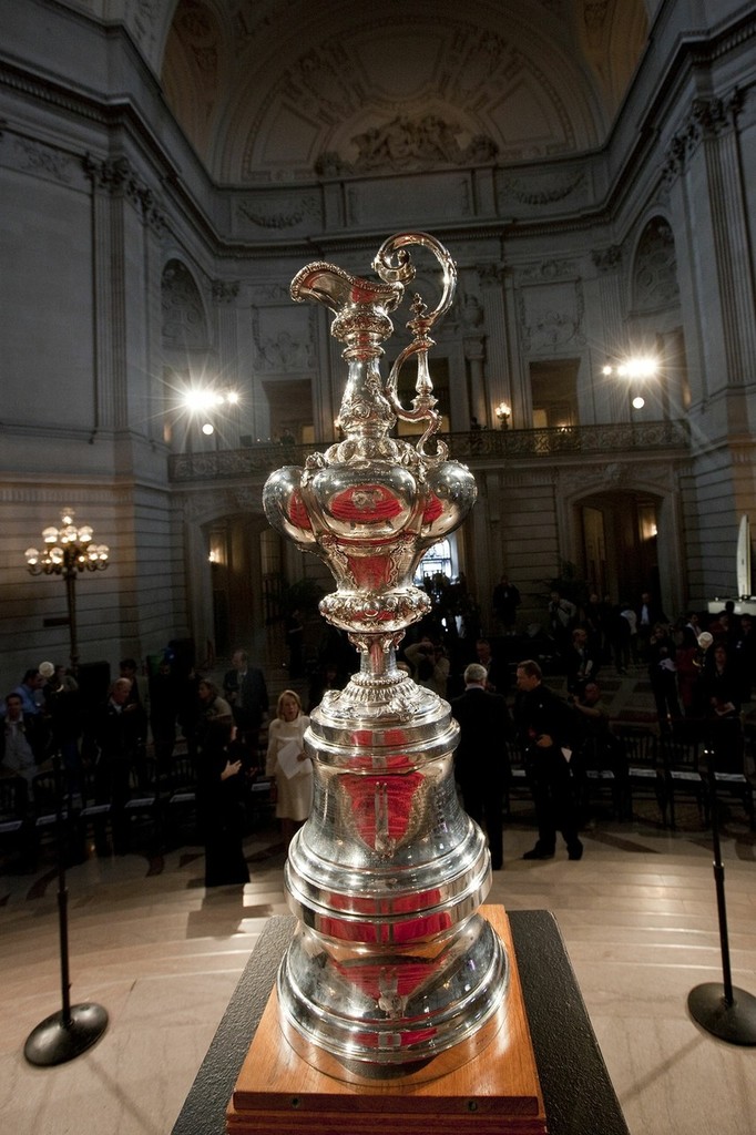 21/02/2010 - San Francisco (USA,CA) - 33rd America's Cup - Reception at City Hall***21/02/2010 - San Francisco (USA,CA) - 33rd America's Cup - Reception at San Francisco City Hall photo copyright BMW Oracle Racing Photo Gilles Martin-Raget http://www.bmworacleracing.com taken at  and featuring the  class