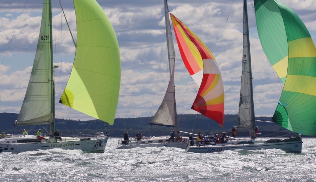 Spinnakers Commodore's Cup day 2 Sail Port Stephens 2011  
 photo copyright Sail Port Stephens Event Media taken at  and featuring the  class