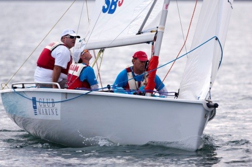 Rod Jones keeps his head out of the boat in winning style - Sail Port Stephens 2010 ©  Andrea Francolini Photography http://www.afrancolini.com/