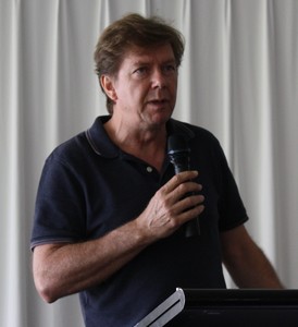 Barry Handstrum, from BOM presented the forecast for the 2011 Pittwater to Coffs Race - 30th Pittwater to Coffs Harbour yacht Race photo copyright Damian Devine taken at  and featuring the  class