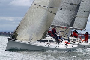 At the helm, former national champion and regular Etchells sailor Mark Bulka skippered Challenge to Victory. - Morris Finance Sydney 38 Regatta photo copyright Teri Dodds http://www.teridodds.com taken at  and featuring the  class