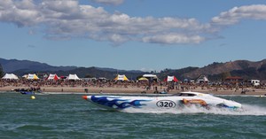 Doosan in front of the 15,000 strong crowd at Mercury Bay - Whitianga Festival of Speed photo copyright SW taken at  and featuring the  class