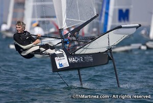 Day 6. Race 10. 
ANDREW MCDOUGALL (AUS 3380 - 2010 PUMA Moth Worlds photo copyright Thierry Martinez http://www.thmartinez.com taken at  and featuring the  class
