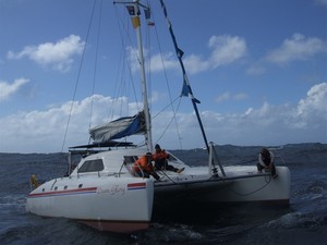 rescued Dawn Glory - rudder and one engine lost photo copyright SW taken at  and featuring the  class