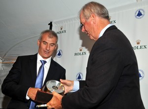Mike Drummond and Gary Jobson, America&rsquo;s Cup Hall of Fame Induction presented by Rolex Watch USA photo copyright Paul Darling taken at  and featuring the  class