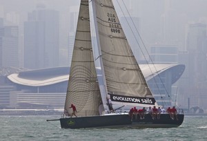 Evolution Racing on Causeway Bay - Rolex China Sea race photo copyright Daniel Forster http://www.DanielForster.com taken at  and featuring the  class