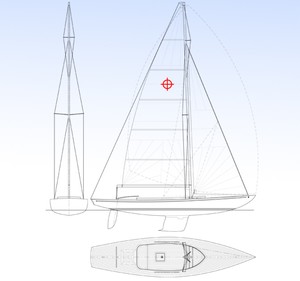 Focus 800 sail plan photo copyright  SW taken at  and featuring the  class