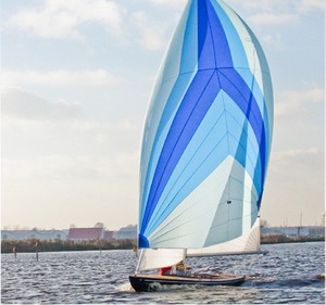 Focus 800 with spinnaker photo copyright  SW taken at  and featuring the  class