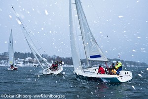 Ice Cup, Stockholm, Sweden.
Matchracing in snow and -10 C degrees.
© Oskar Kihlborg 2010 photo copyright  Oskar Kihlborg http://www.kihlborg.se taken at  and featuring the  class