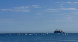 Sailing off Bass Rock photo copyright  SW taken at  and featuring the  class