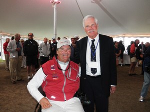 Ted Turner and Paul Callahan, skipper of the 12 Metre Easterner, who sailed in the   2000 Paralympics in Sydney, Australia. photo copyright Amory Ross http://www.amoryross.com taken at  and featuring the  class