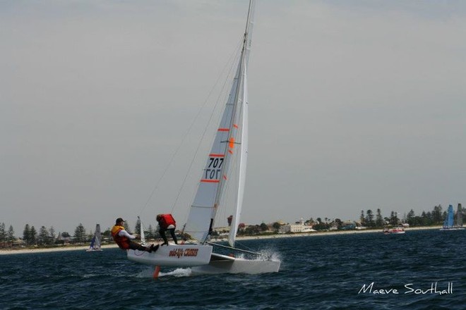Nacra 5.8, Second Overall - Shane Russell - 33rd Nacra Catamaran Nationals © Maeve Southall