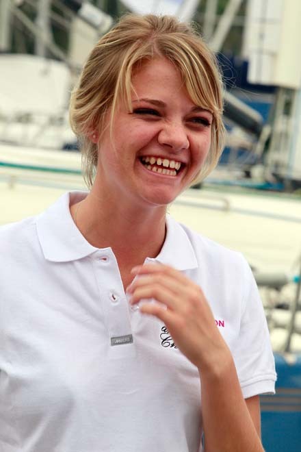 Jessica Watson at the Cruising Yacht Club of Australia - Jessica Watson announces 