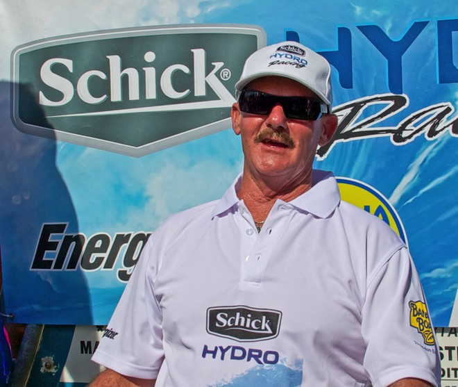 Steve Nugent prepares to lose his Moustache to Schick Hydro © Cathy Vercoe LuvMyBoat.com http://www.luvmyboat.com
