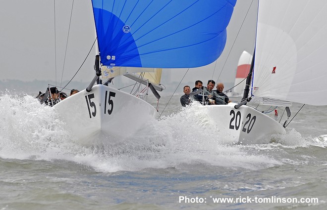 Melges 24 World Championships Corpus Christi, Texas.<br />
Day 4 Thursday, May 19, 2 races sailed in 17-22 knots.<br />
<br />
 ©  Rick Tomlinson http://www.rick-tomlinson.com