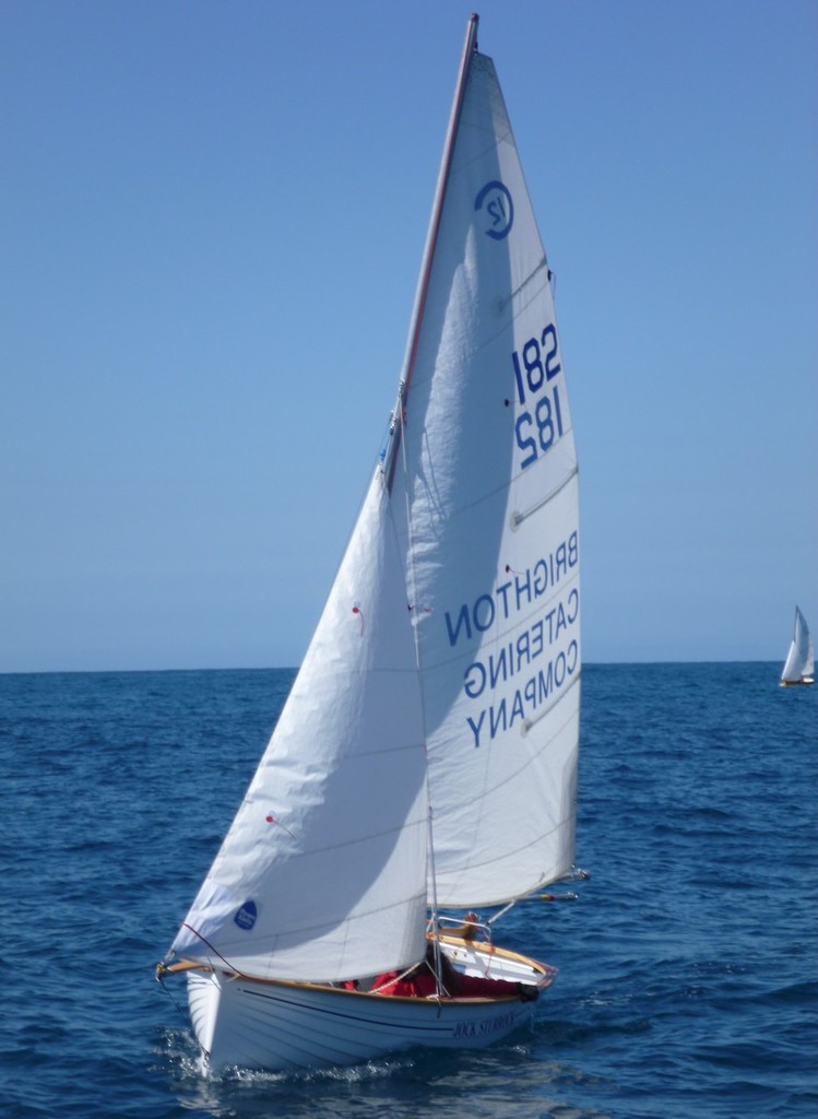 At the head of the fleet, 182, ``Jock Sturrock`` - perfect sail set for the light conditions on day three - Stonehaven Cup photo copyright Michelle Philbey taken at  and featuring the  class