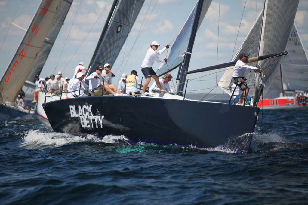 Gary McNally's new GP43 Black Betty was right on the pace in her first hit-out. - Geographe Bay Race Week 2011 photo copyright Bernie Kaaks - copyright taken at  and featuring the  class