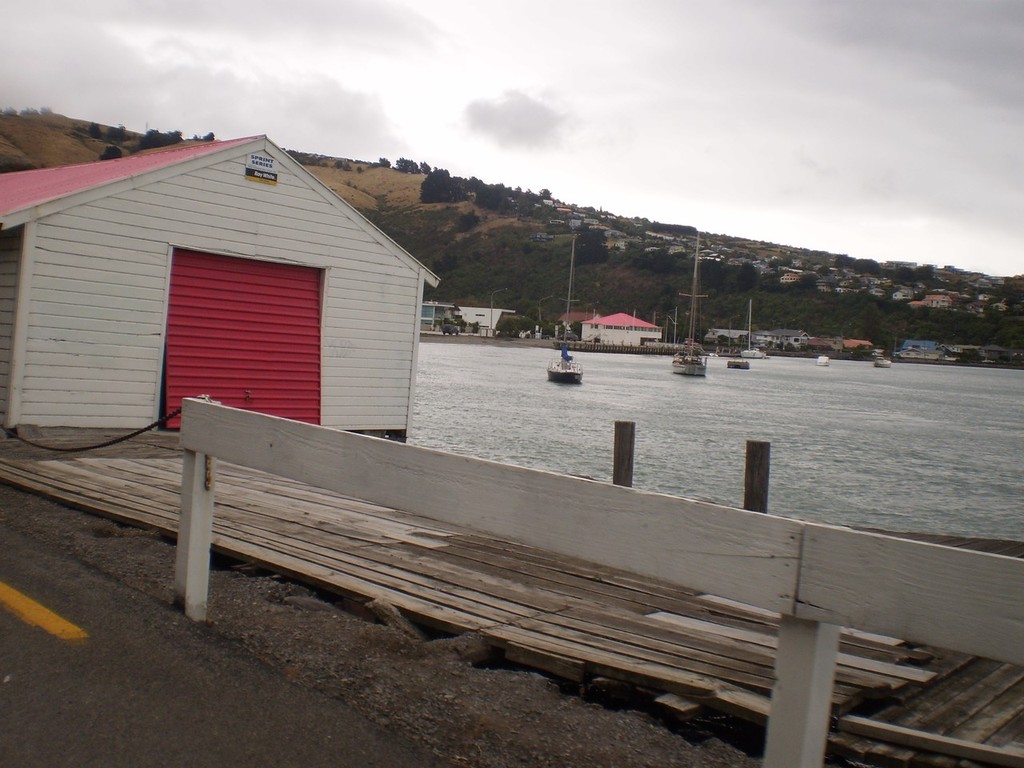 Rowing shed yacht storage building on dangerous angle yacht evacuated on Sunday - Christchurch Yacht Club photo copyright Nick Richardson taken at  and featuring the  class