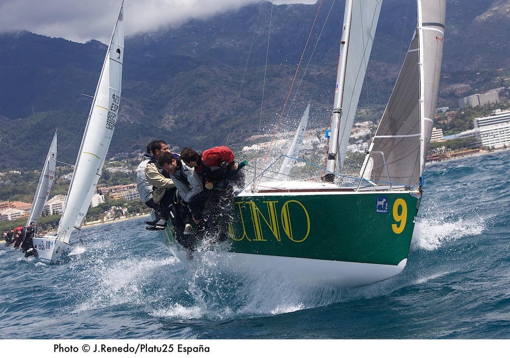 Platu 25 Spanish Championship in Marbella Day 3 photo copyright  Jesus Renedo http://www.sailingstock.com taken at  and featuring the  class