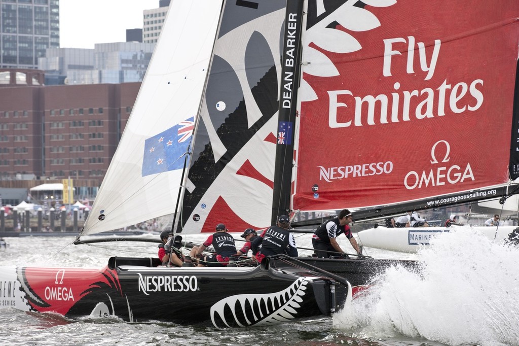 Emirates Team New Zealand - Day 2 Boston Extreme Sailing Series photo copyright Lloyd Images http://lloydimagesgallery.photoshelter.com/ taken at  and featuring the  class