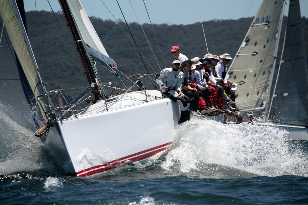 Pretty Woman got off to a great start - 2012 Pittwater & Coffs Harbour Regatta photo copyright Damian Devine taken at  and featuring the  class