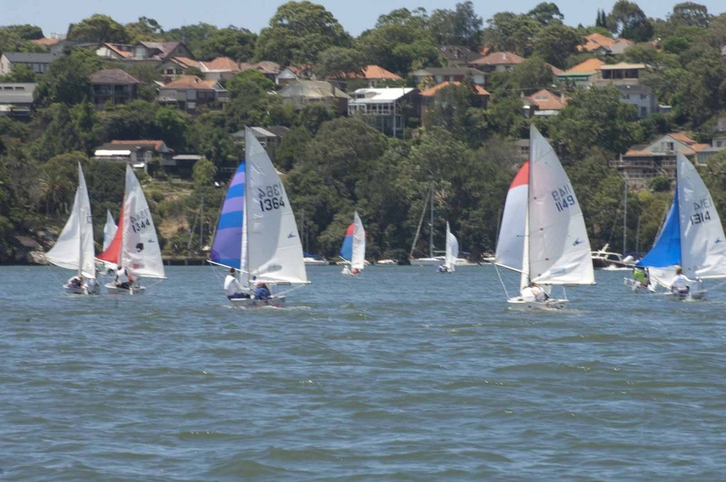 Dash For Cash Fleet Through Humbug to Parramatta River - McGrath Flying 11 Upper Harbour Championship and Dash For Cash photo copyright David Price taken at  and featuring the  class