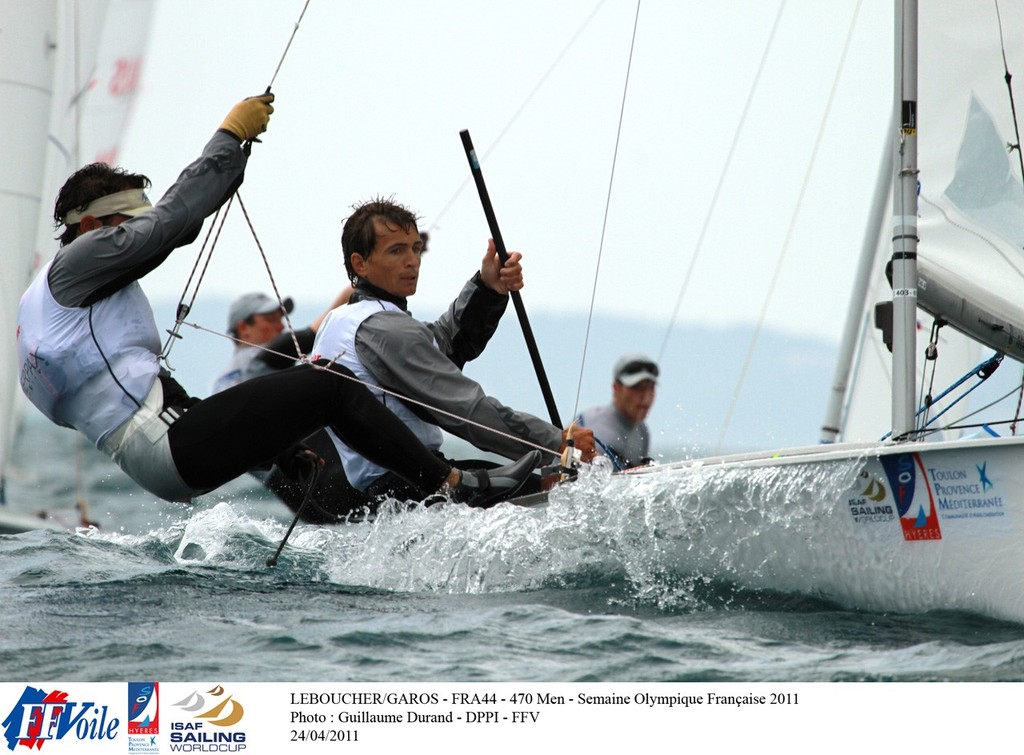 Leboucher/Garos (FRA44) 470 Men - Semaine Olympique Francais photo copyright  Guillaume Durand taken at  and featuring the  class