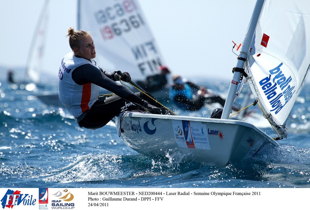 Marit Bouwmeester (NED200444) Laser Radial - Semaine Olympique Francais photo copyright  Guillaume Durand taken at  and featuring the  class