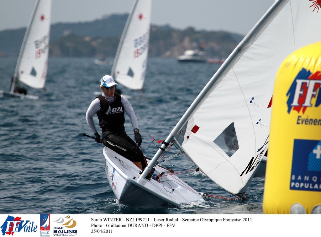 Sarah Winter (NZL199211) Laser Radial - Semaine Olympique Francais 2011 photo copyright  G.Durand et JM Liot/DPPI/FFVoile taken at  and featuring the  class