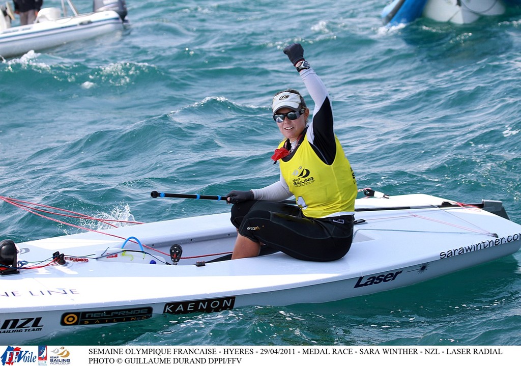 Sara Winther NZL wins the Semaine Olympique Francais 2011 in the Laser Radial class ©  Guillaume Durand