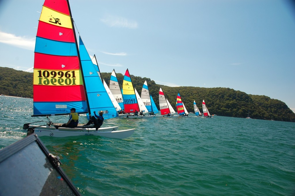 Clean start in the earlier races under lighter conditions - PBSC Club Championship Round 4 photo copyright Peter Salter taken at  and featuring the  class