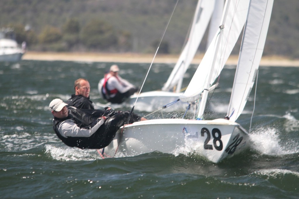Britons Mike Hart and Richard Rigg finished fifth in the invitation race - Flying Fifteen Nationals photo copyright Bernie Kaaks taken at  and featuring the  class