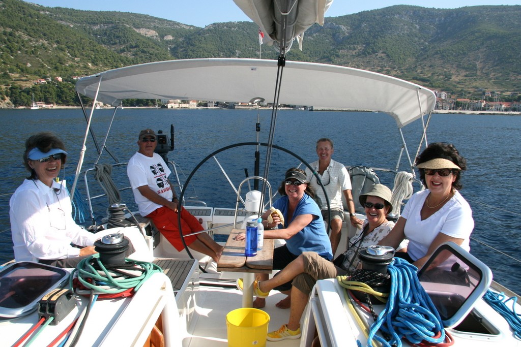 Lay day cruise in perfect conditions - The Croatia Yacht Rally 08 June - 24 June 2012 photo copyright Maggie Joyce - Mariner Boating Holidays http://www.marinerboating.com.au taken at  and featuring the  class