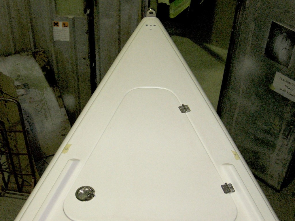 Anchor locker detail - GTS 43 photo copyright Sydney Yachts . http://www.sydneyyachts.com taken at  and featuring the  class