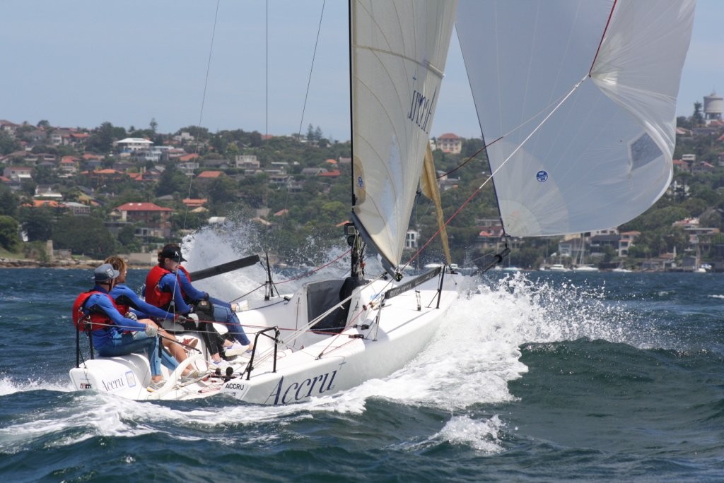 Melges 24 Action - 2011 Melges Young Guns Regatta photo copyright Melges Asia Pacific taken at  and featuring the  class